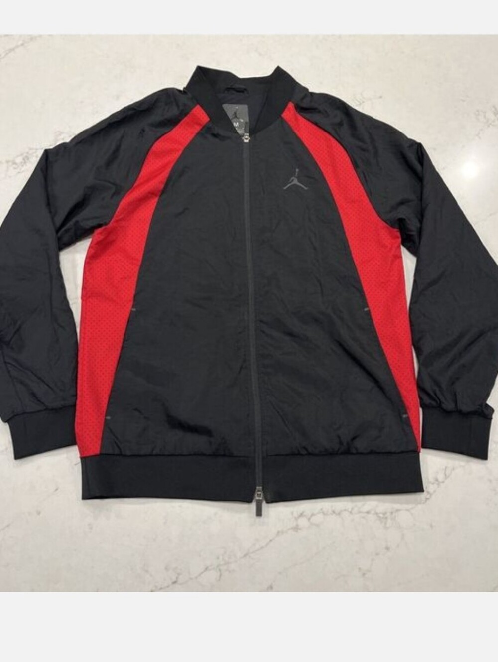 Nike Air Jordan Unisex Wings Woven Muscle Track Jacket Black Red Size M & XL
